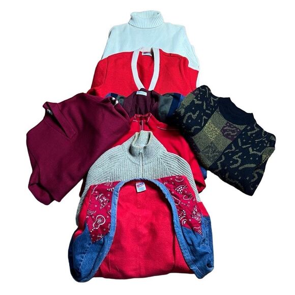 8 Item Sweater Bundle Mens Large/XL - Picture 1 of 16